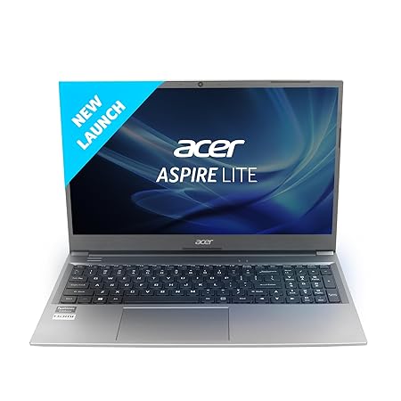 ACER ASPIRE LITE 11TH GEN INTEL CORE I3 PREMIUM METAL LAPTOP (8GB RAM/256GB SSD/WINDOWS 11 HOME) AL15-51, 39.62CM (15.6